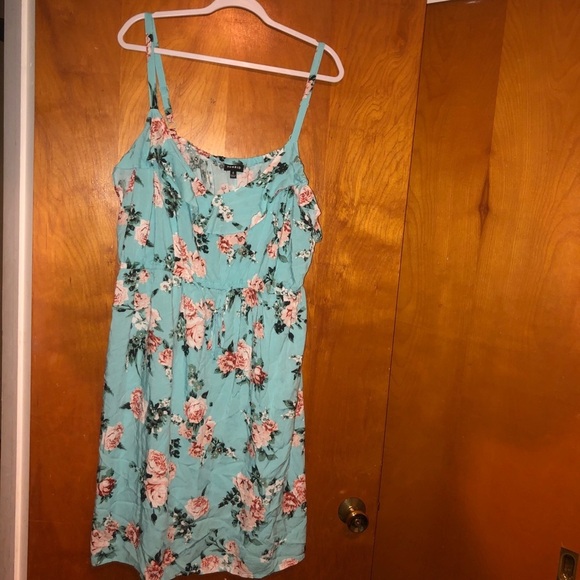 𝅺Torrid FLORAL RUFFLED CHALLIS SUNDRESS 4x/26 - Picture 3 of 6